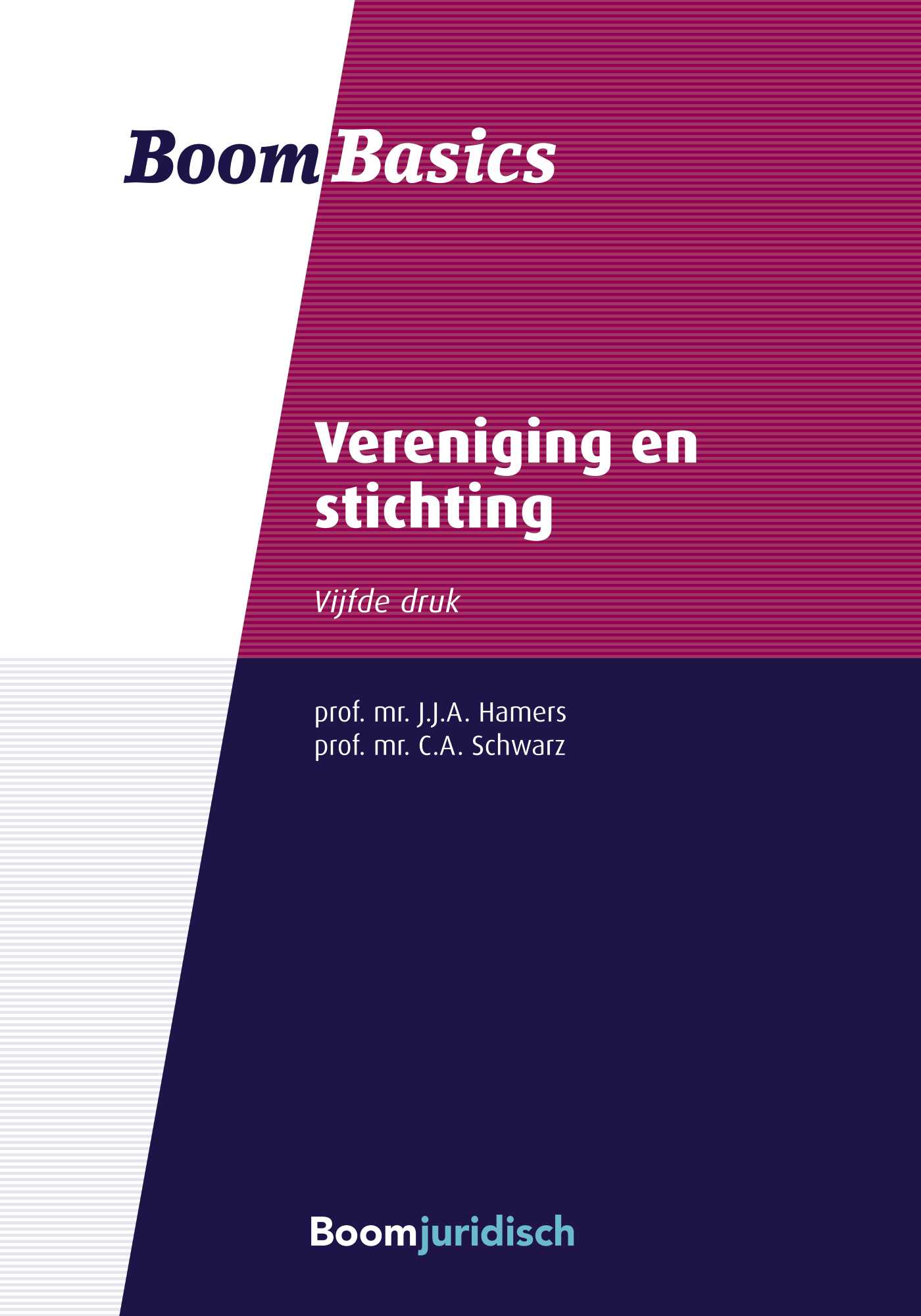 Omslag van Vereniging en stichting