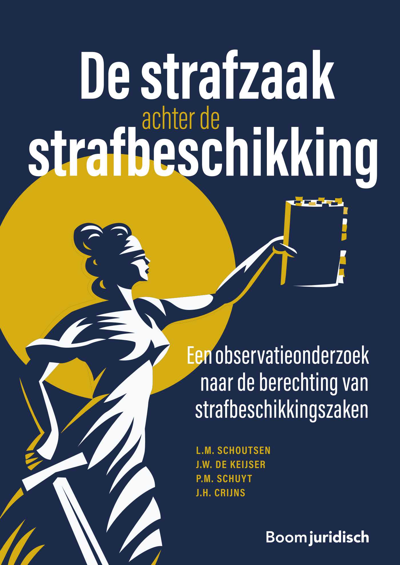 Omslag van De strafzaak achter de strafbeschikking