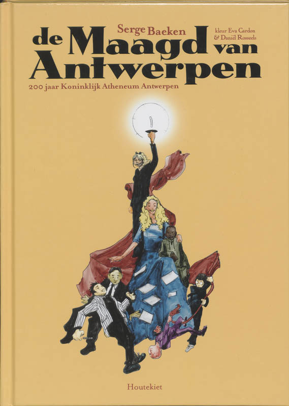 Omslag van De maagd van Antwerpen