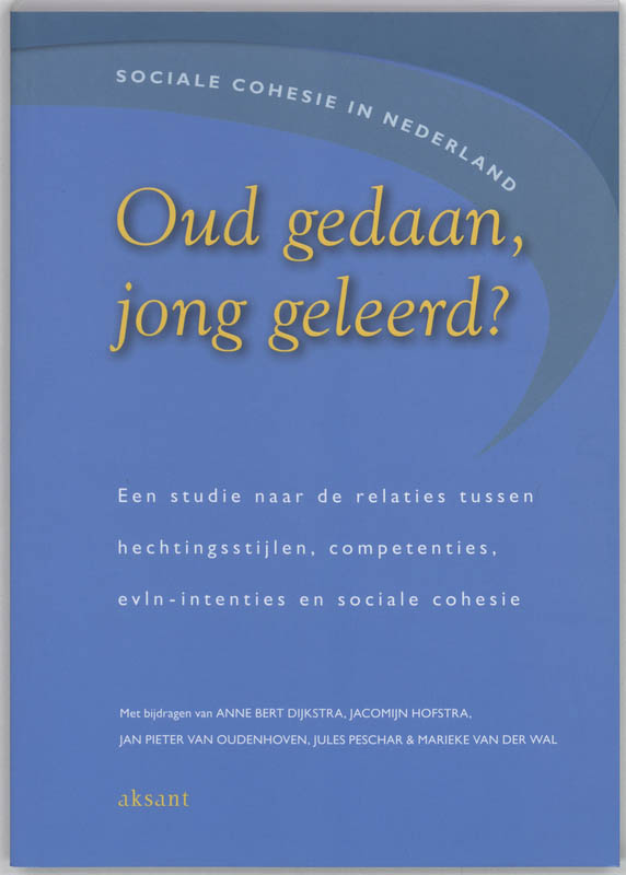 Omslag van Oud gedaan, jong geleerd?