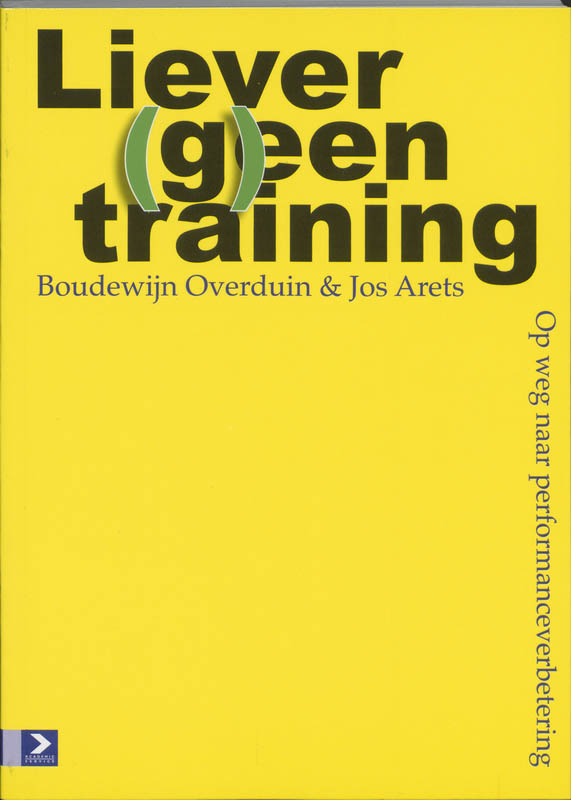 Omslag van Liever (g)een training