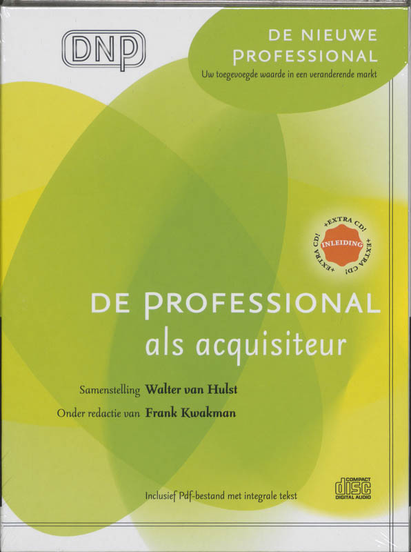 Omslag van De professional als acquisiteur 2 CD's