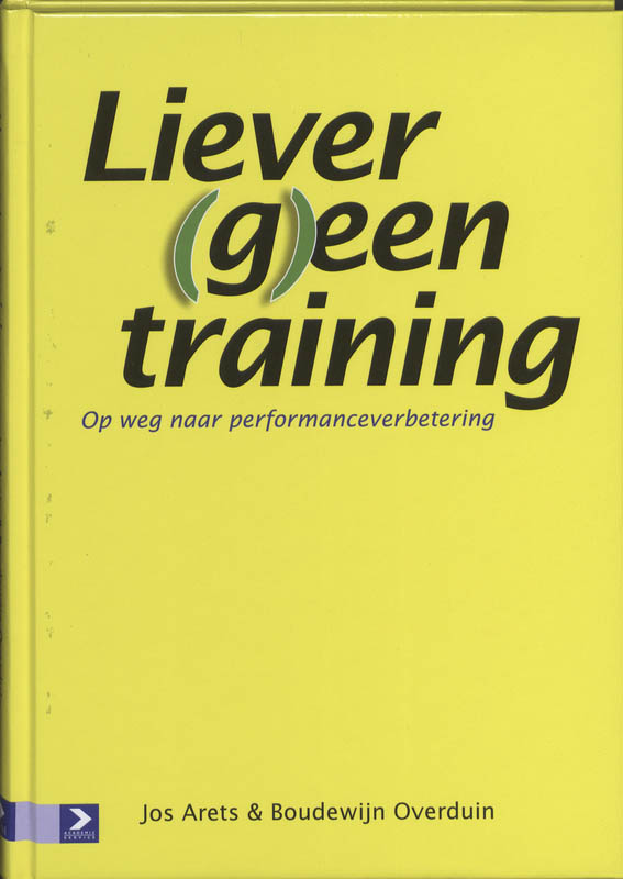 Omslag van Liever (g)een training