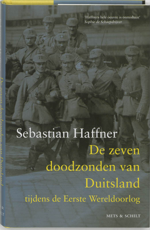 Omslag van De zeven doodzonden van Duitsland tijdens de Eerste Wereldoorlog