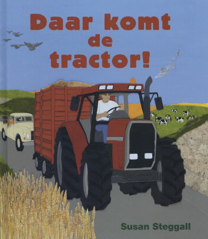 Omslag van Daar komt de tractor!
