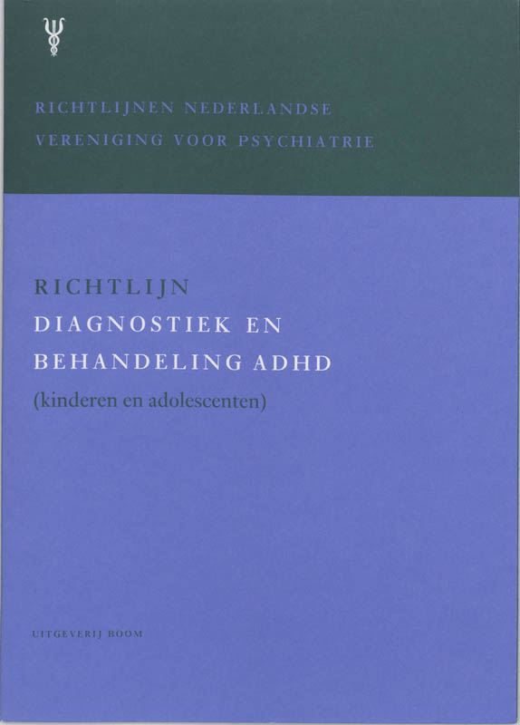 Omslag van Richtlijn diagnostiek en behandeling ADHD