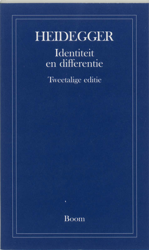 Omslag van Identiteit en differentie (Duits-Ned)