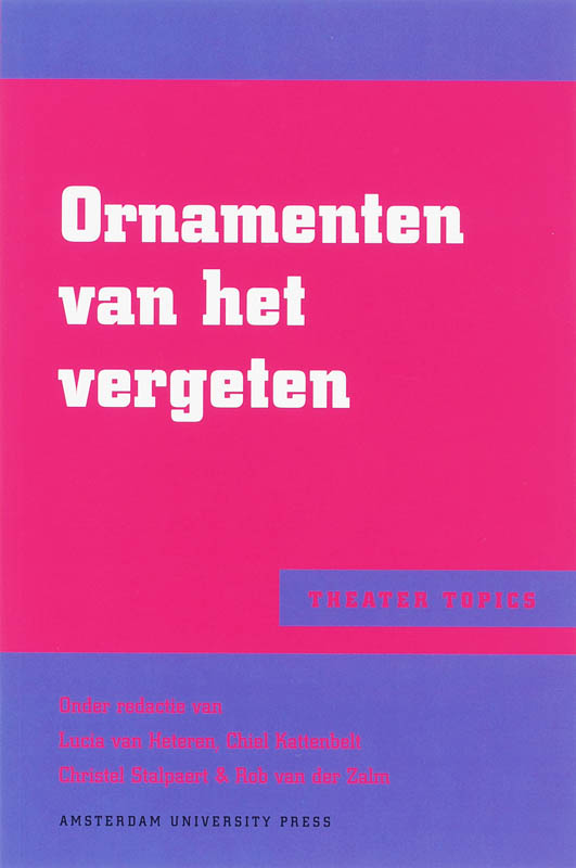 Omslag van Ornamenten van het vergeten