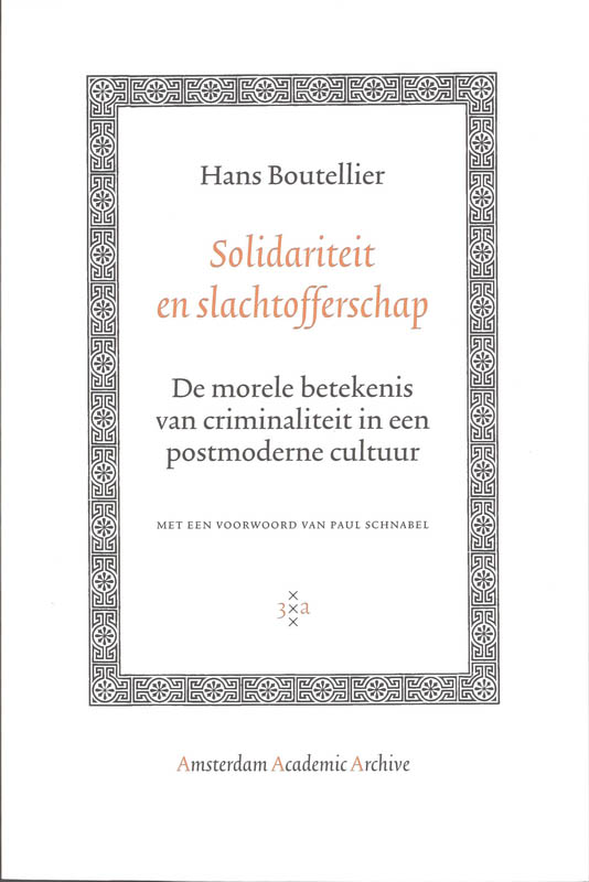 Omslag van Solidariteit en Slachtofferschap