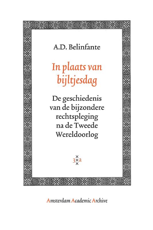 Omslag van In plaats van bijltjesdag