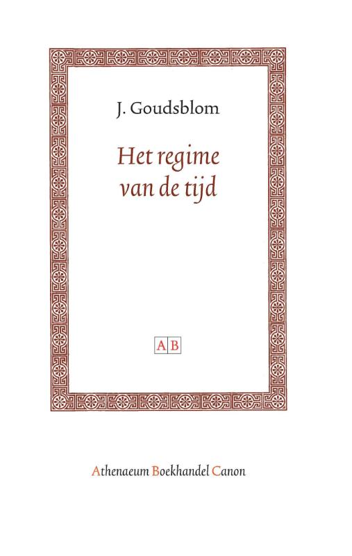Omslag van Het regime van de tijd