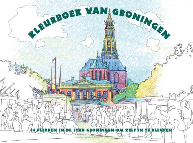 Omslag van Kleurboek van Groningen