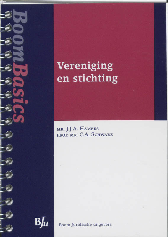 Omslag van Boom Basics Vereniging en stichting