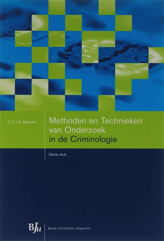 Omslag van Methoden en Technieken van Onderzoek in de Criminologie