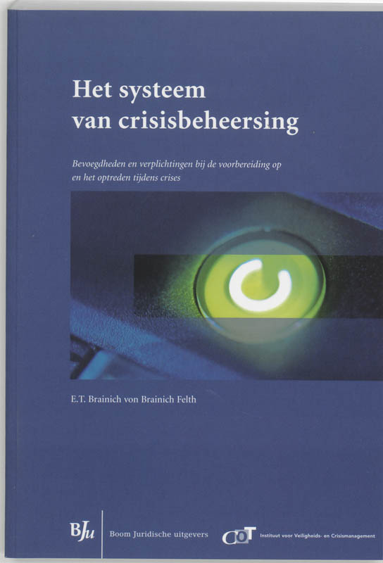 Omslag van Het systeem van crisisbeheersing