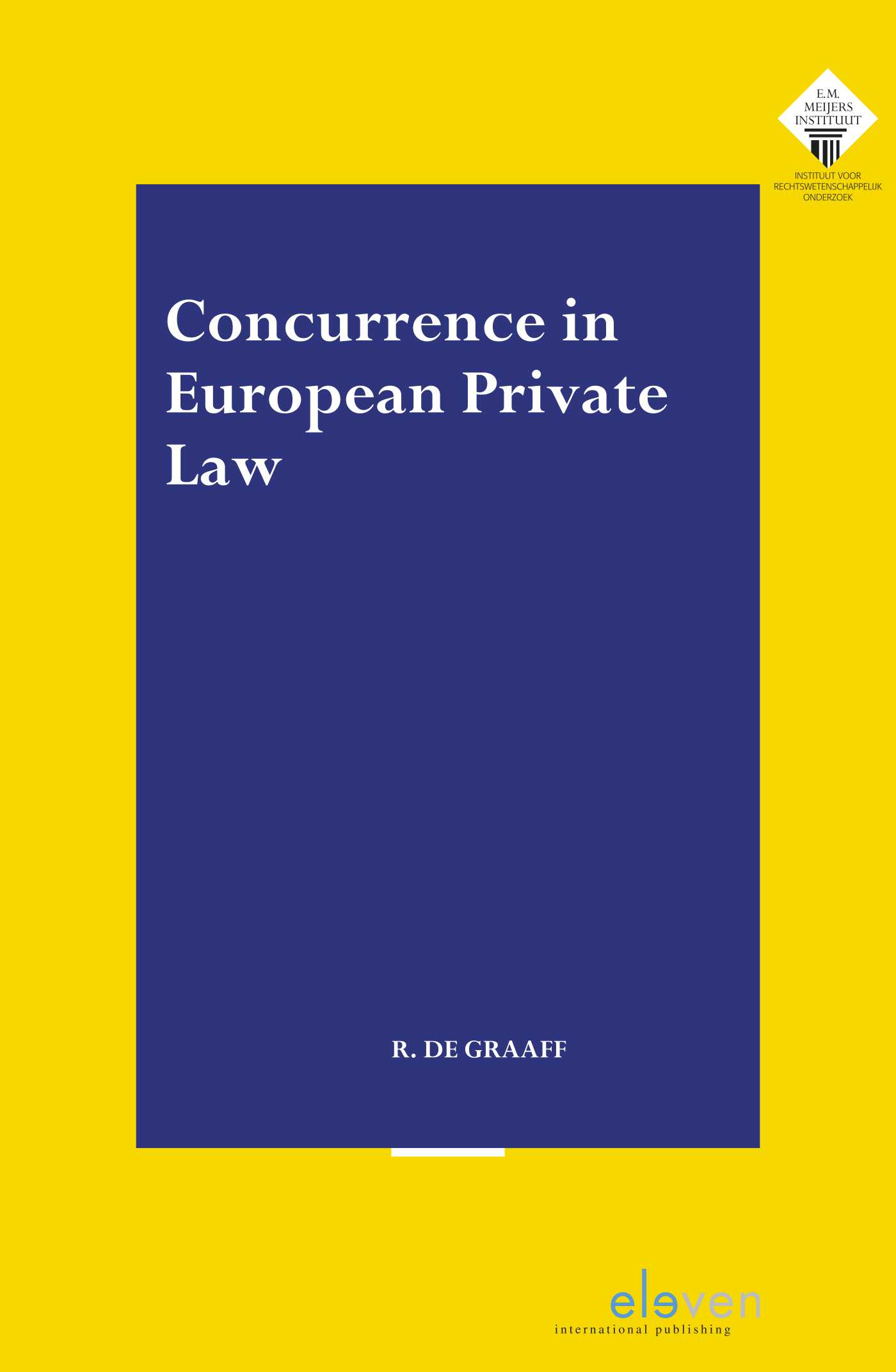 Omslag van Concurrence in European Private Law