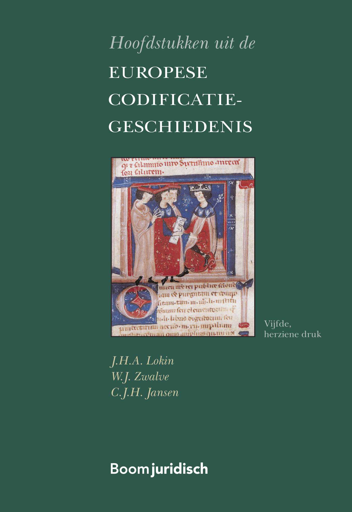 Omslag van Hoofdstukken uit de Europese Codificatiegeschiedenis