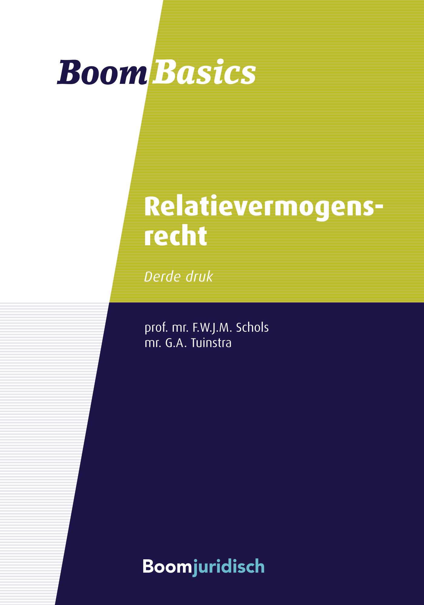 Omslag van Boom Basics Relatievermogensrecht