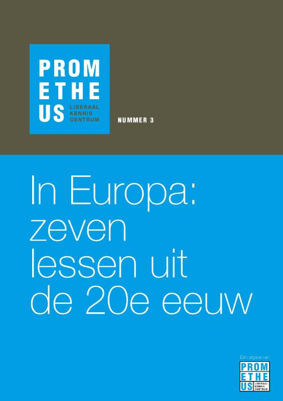 Omslag van In Europa: zeven lessen uit de 20e eeuw
