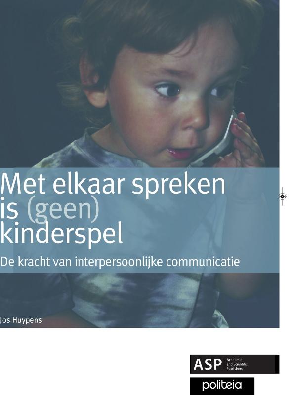 Omslag van Met elkaar spreken is (geen) kinderspel