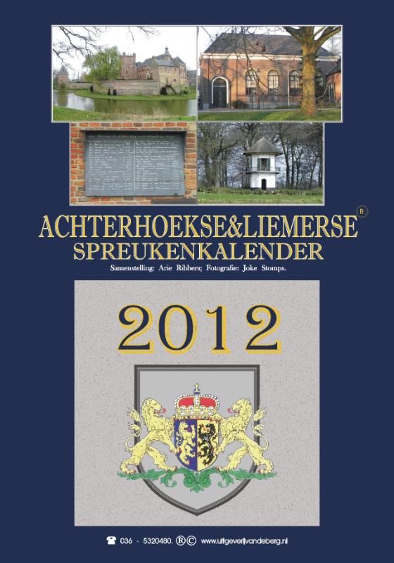 Omslag van Achterhoekse & Liemerse spreukenkalender 2012
