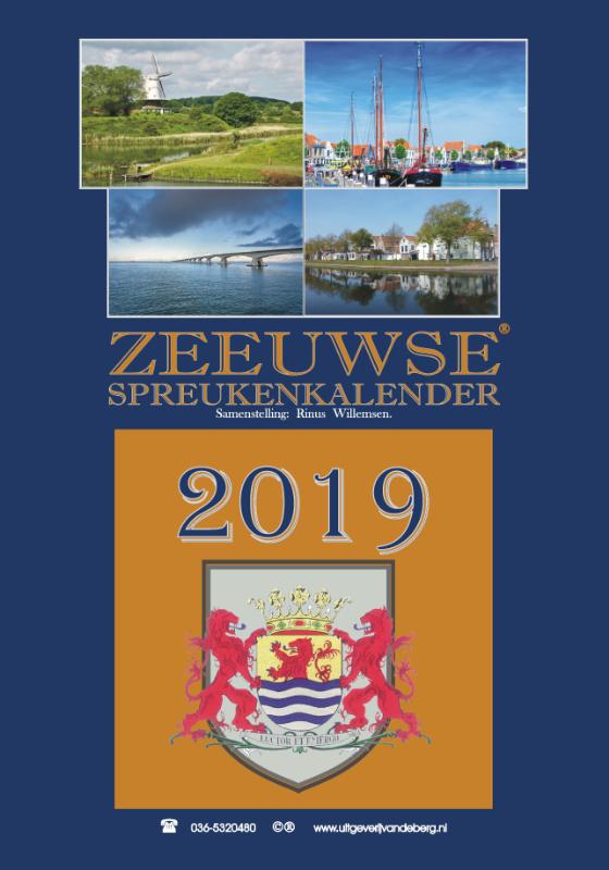 Omslag van Zeeuwse Spreukenkalender 2019