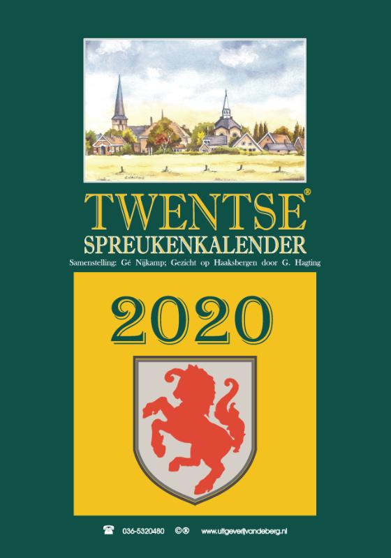 Omslag van Twentse spreukenkalender 2020