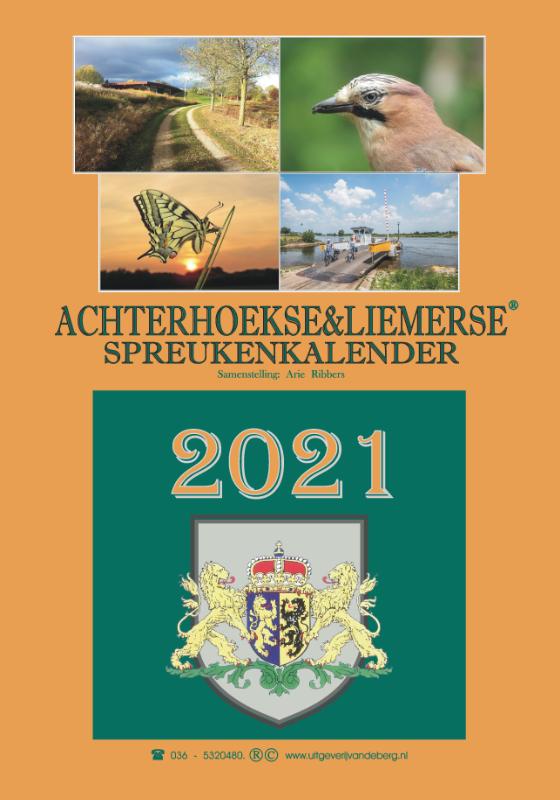 Omslag van Achterhoekse & Liemerse spreukenkalender 2021