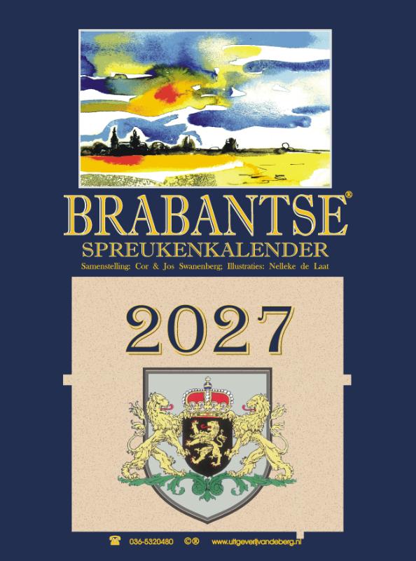 Omslag van Brabantse spreukenkalender 2027