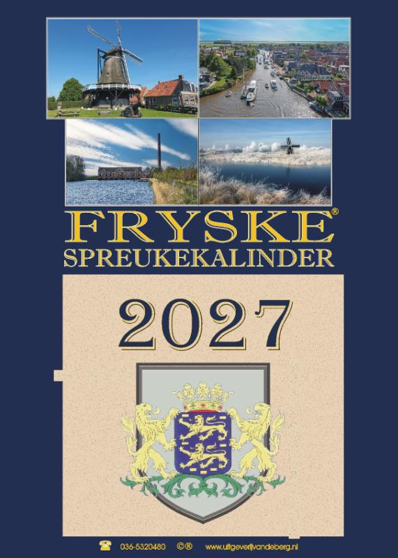 Omslag van Fryske spreukekalinder 2027