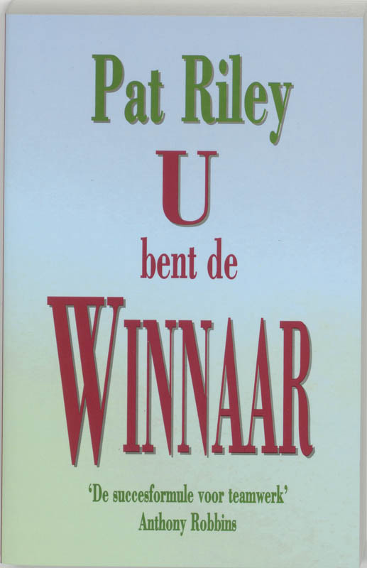 Omslag van U bent de winnaar