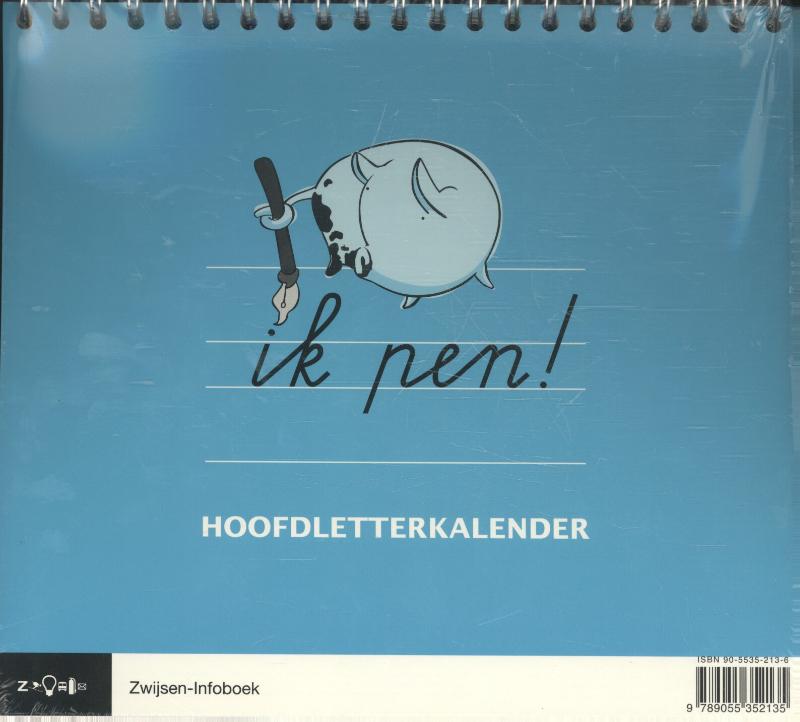Omslag van Hoofdletterkalender