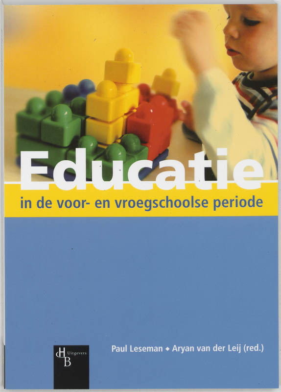 Omslag van Educatie in de voor- en vroegschoolse periode