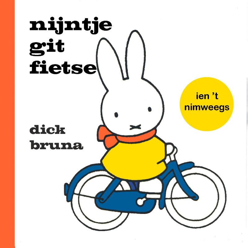 Omslag van nijntje git fietse ien 't Nimweegs
