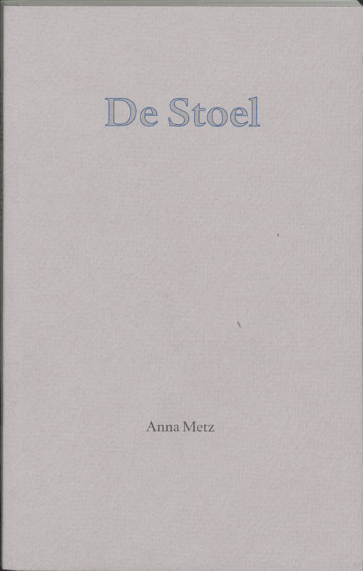 Omslag van De stoel