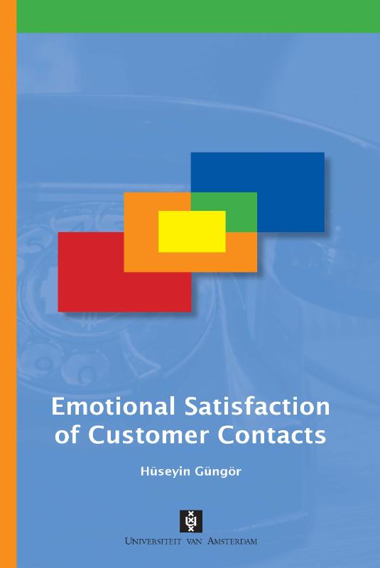 Omslag van Emotional Satisfaction of Customer Contacts