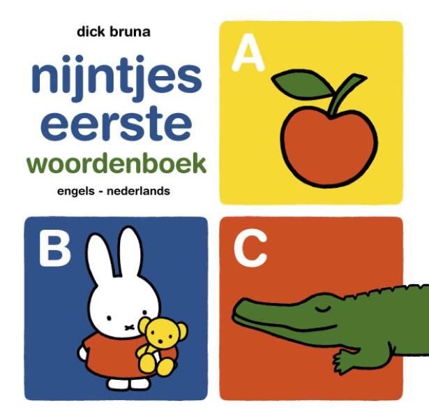 Omslag van Nijntjes eerste woordenboek Engels-Nederlands