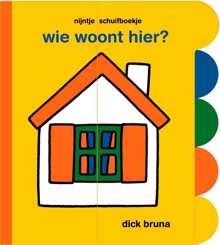 Omslag van nijntje schuifboekje wie woont hier?