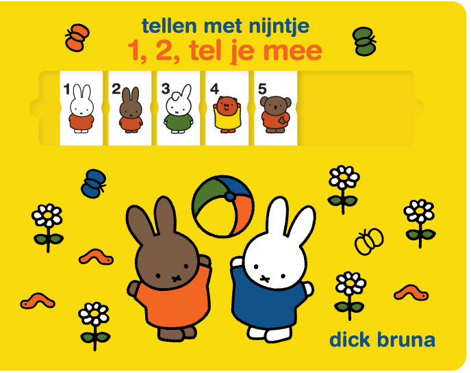 Omslag van tellen met nijntje, 1,2, tel je mee