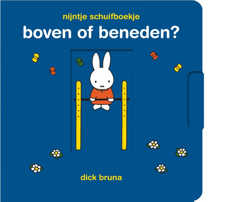 Omslag van nijntje schuifboekje, boven of beneden?