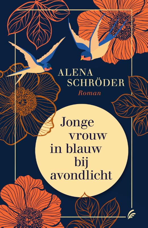 Omslag van Jonge vrouw in blauw bij avondlicht