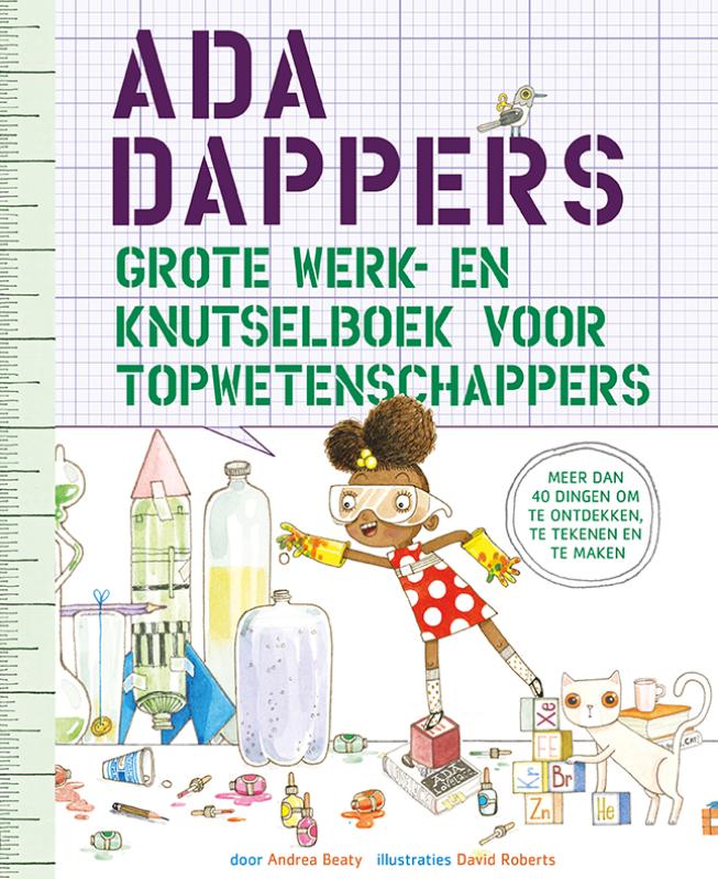 Omslag van Ada Dappers grote werk- en knutselboek voor topwetenschappers