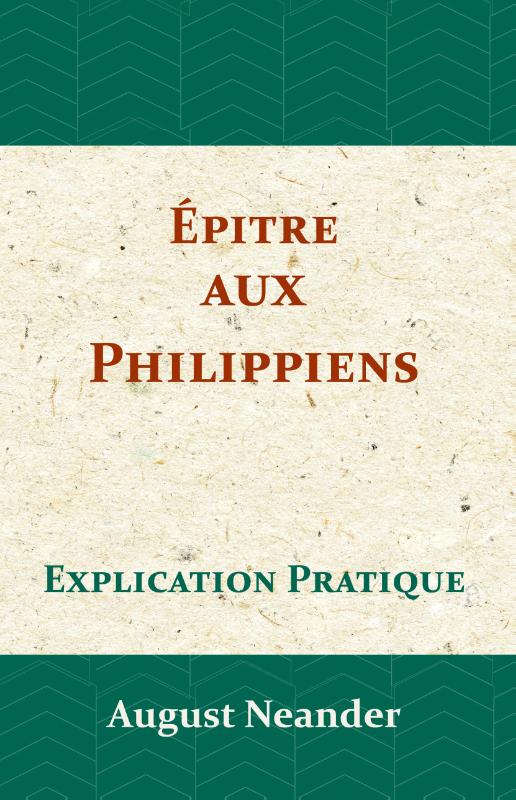Omslag van Épitre aux Philippiens
