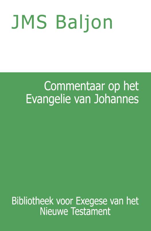 Omslag van Commentaar op het Evangelie van Johannes
