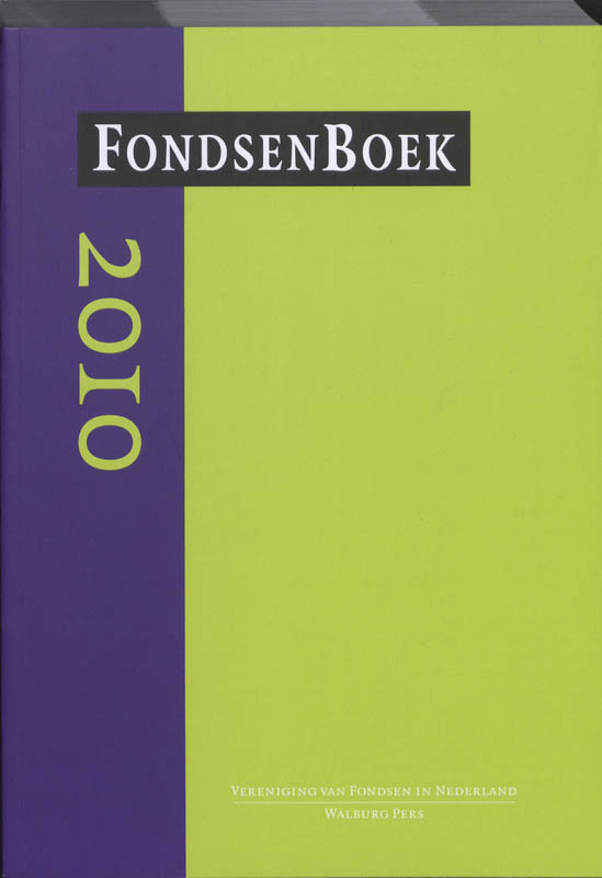 Omslag van FondsenBoek 2010