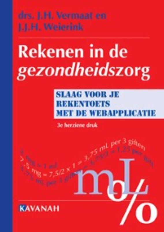 Omslag van Rekenen in de Gezondheidszorg