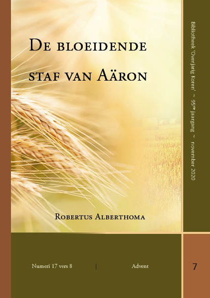Omslag van De bloeiende staf van Aaron