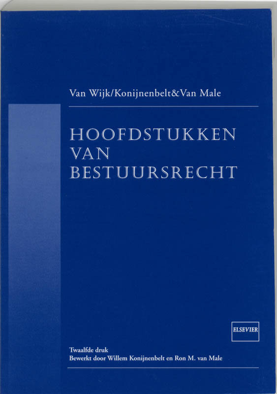 Omslag van Hoofdstukken van bestuursrecht