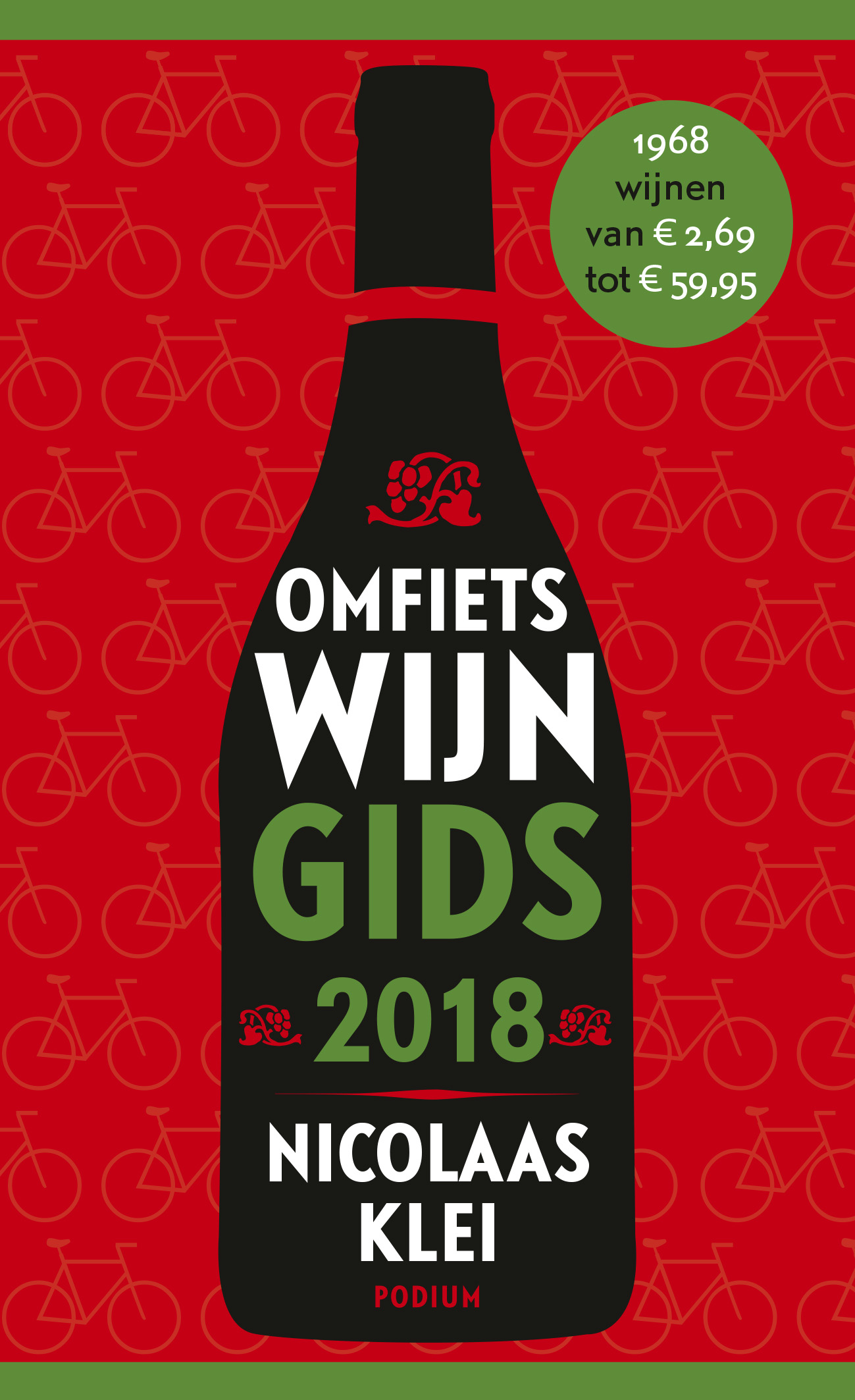 Omslag van Omfietswijngids 2018
