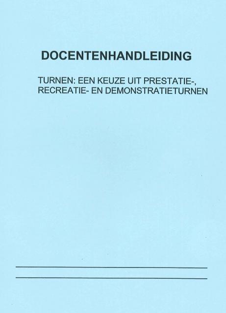 Omslag van Turnen